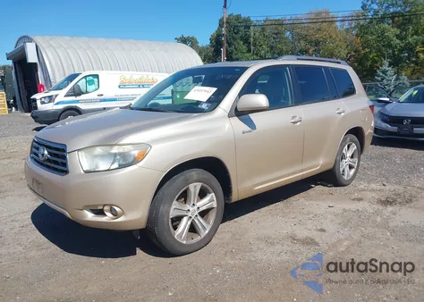 2009 Toyota Highlander Sport из США, поврежденный, VIN JTEES43A092115285